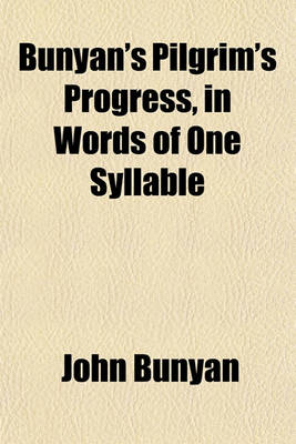 Book cover for Bunyan's Pilgrim's Progress, in Words of One Syllable