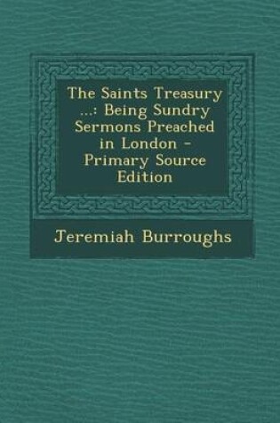 Cover of Saints Treasury ...