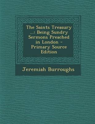 Book cover for Saints Treasury ...