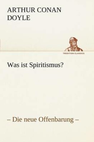 Cover of Was Ist Spiritismus?