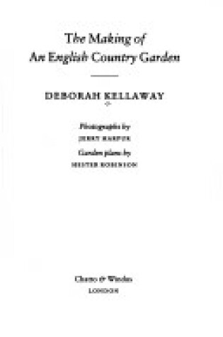 Cover of The Making of an English Country Garden