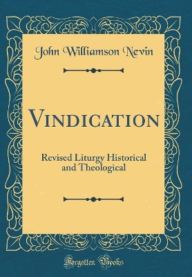 Book cover for Vindication