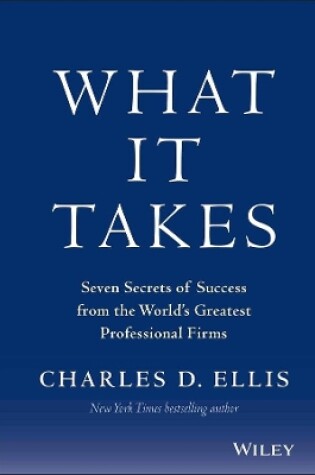 Cover of What It Takes