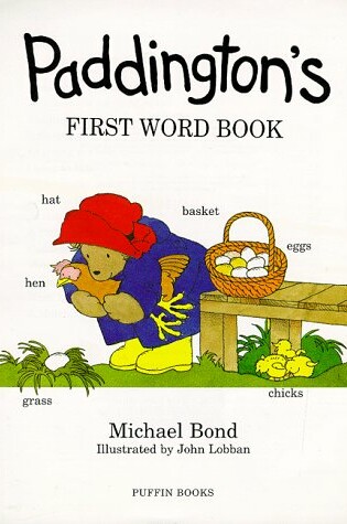 Cover of Paddington's First Word Book