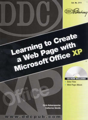 Book cover for DDC Learning to Create a Web Page with Microsoft Office XP