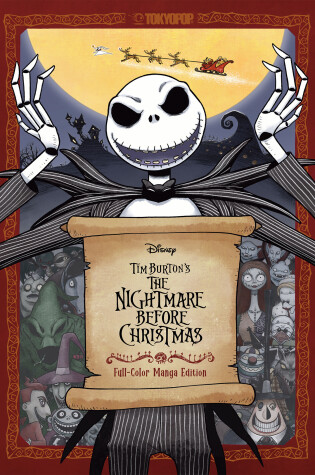 Cover of Disney Tim Burton's The Nightmare Before Christmas Full-Color Manga Edition