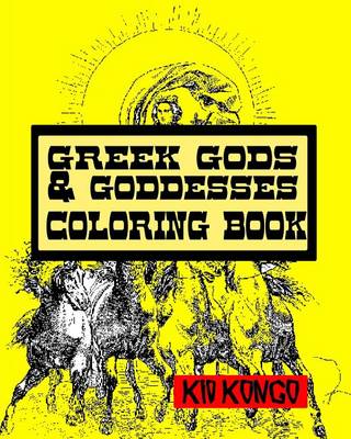 Book cover for Greek Gods & Goddesses Coloring Book