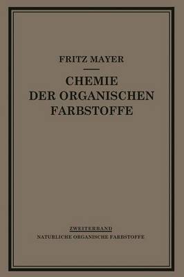 Book cover for Chemie der Organischen Farbstoffe