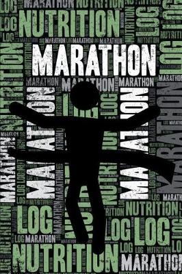 Book cover for Marathon Running Nutrition Log and Diary
