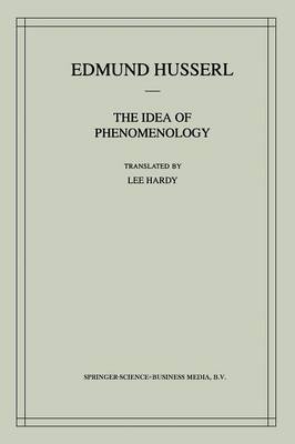 Cover of The Idea of Phenomenology