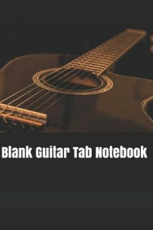 Cover of Blank Guitar Tab Notebook