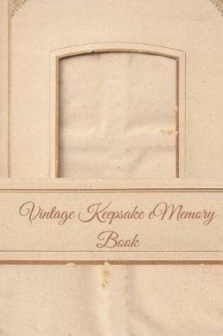 Cover of Vintage Keepsake Memory Book