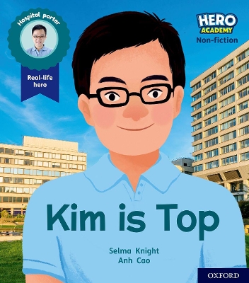 Book cover for Hero Academy Non-fiction: Oxford Level 1+, Pink Book Band: Kim Is Top