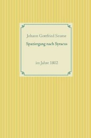Cover of Spaziergang nach Syracus