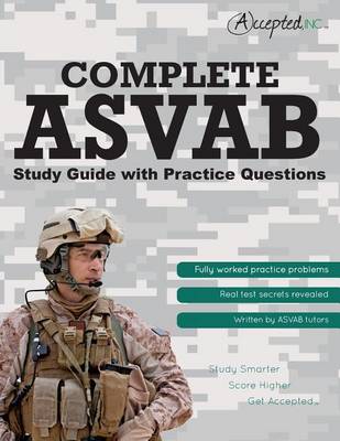 Book cover for ASVAB Prep Book