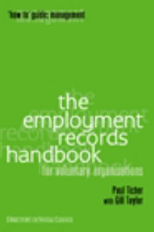 Cover of The Employment Records Handbook