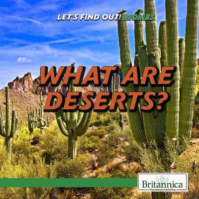 Book cover for What Are Deserts?