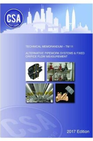 Cover of TM 11 Alternative Pipework Systems & Fixed Orifice Flow Measurement
