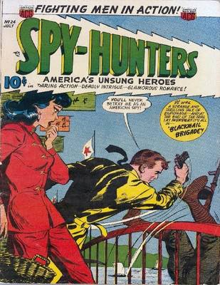 Book cover for Spy-Hunters Number 24 War Comic Book