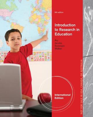 Book cover for Introduction to Research in Education, International Edition