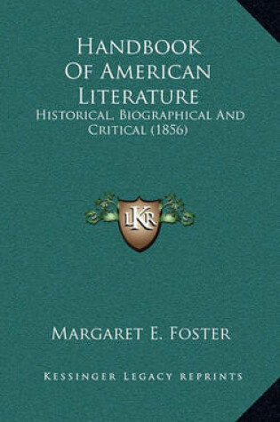 Cover of Handbook of American Literature