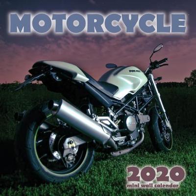 Book cover for Motorcycle 2020 Mini Wall Calendar