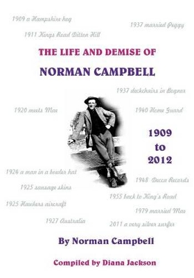 Book cover for The Life and Demise of Norman Campbell B & W