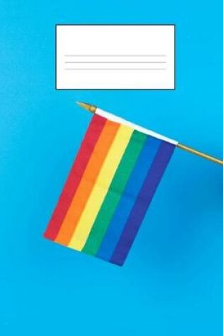 Cover of Pride Blank Paper Book - The Rainbow Flag