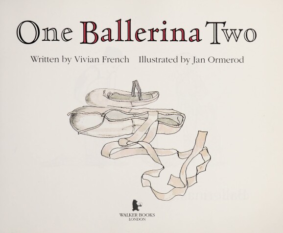 Book cover for One Ballerina Two