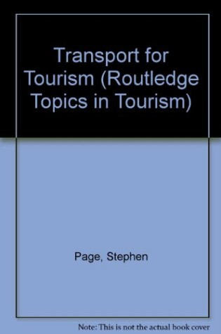 Cover of Transport for Tourism