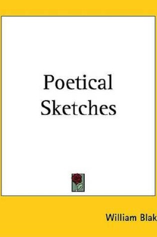 Cover of Poetical Sketches