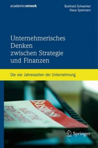 Cover of Unternehmerisches Denken Zwischen Strategie Und Finanzen