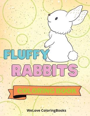 Book cover for Fluffy Rabbits Coloring Book