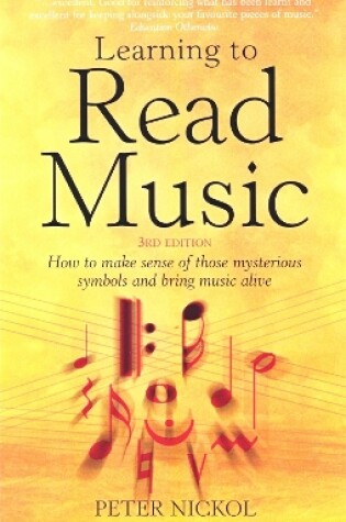 Cover of Learning To Read Music 3rd Edition