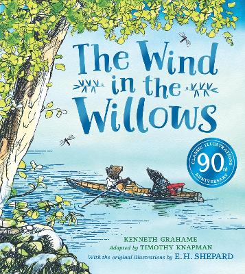 Book cover for Wind in the Willows anniversary gift picture book