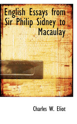 Book cover for English Essays from Sir Philip Sidney to Macaulay