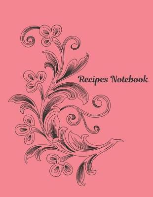 Book cover for Vol 8 Recipes Notebook Journal Present