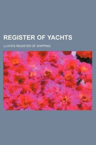 Cover of Register of Yachts
