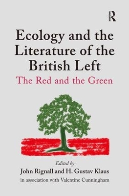 Book cover for Ecology and the Literature of the British Left