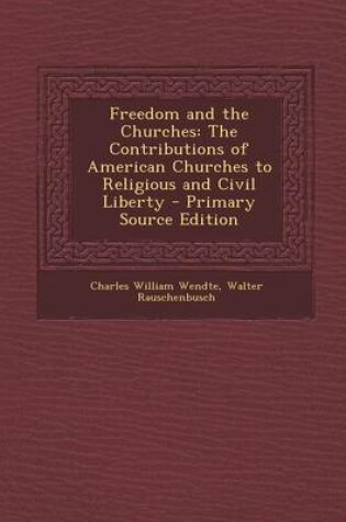 Cover of Freedom and the Churches