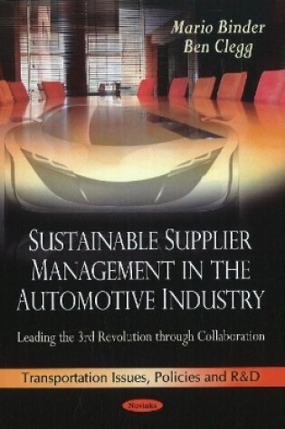 Cover of Sustainable Supplier Management in the Automotive Industry