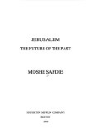 Cover of Jerusalem