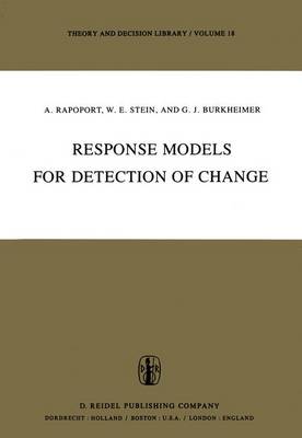 Book cover for Response Models for Detection of Change