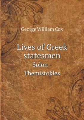 Book cover for Lives of Greek statesmen Solon - Themistokles