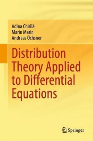 Cover of Distribution Theory Applied to Differential Equations