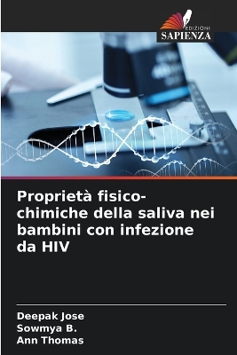 Book cover for Proprietà fisico-chimiche della saliva nei bambini con infezione da HIV