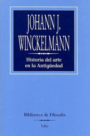 Cover of Historia del Arte En La Antiguedad