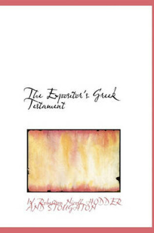 Cover of The Expositor's Greek Testament