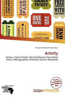 Book cover for Arletty