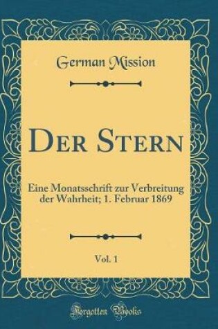 Cover of Der Stern, Vol. 1